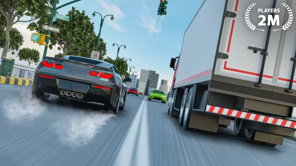 Turbo Traffic Car Racing Game ภาพหน้าจอ 0