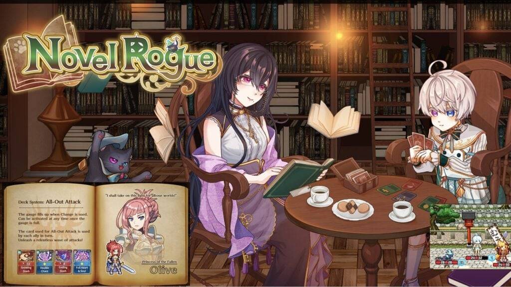 Kemco mengeluarkan novel Rogue: Roguelite Bangunan Dek Kad untuk Android