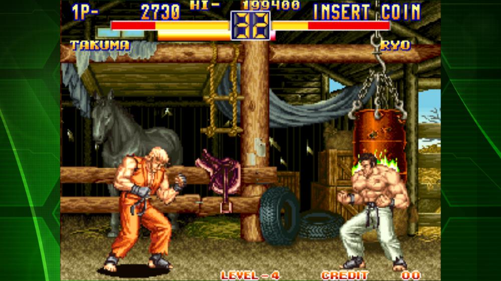 Schermata ART OF FIGHTING 2 ACA NEOGEO 1