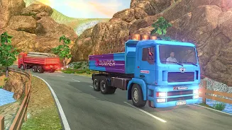 Offline Cargo Truck Games 3D स्क्रीनशॉट 1