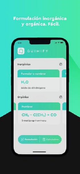 Quimify: Nomenclatura Química Screenshot 2