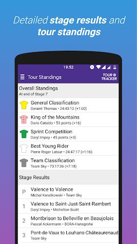 Tour Tracker Grand Tours Captura de pantalla 3