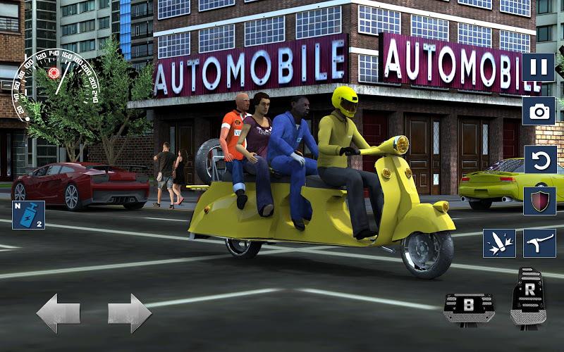 Schermata Bus Bike Taxi Bike Games 3