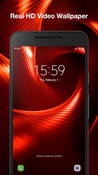 Red Live Wallpaper ဖန်သားပြင်ဓာတ်ပုံ 0