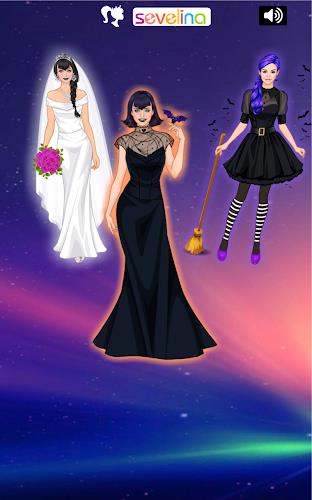 Sweet Vampire Wedding dress up Captura de pantalla 0