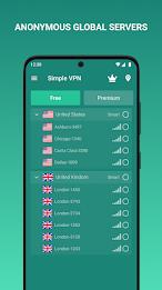 Simple VPN Pro Super Fast VPN Zrzut ekranu 3