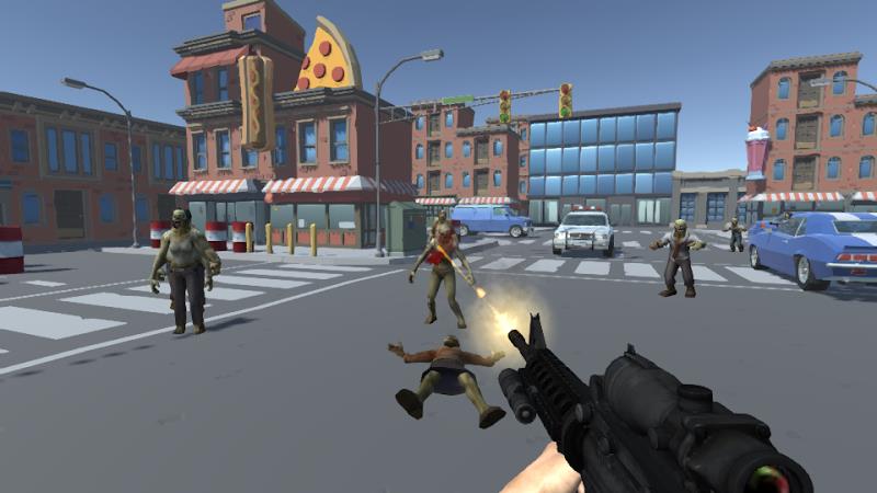 Zombie Shooting 3D Offline ภาพหน้าจอ 3