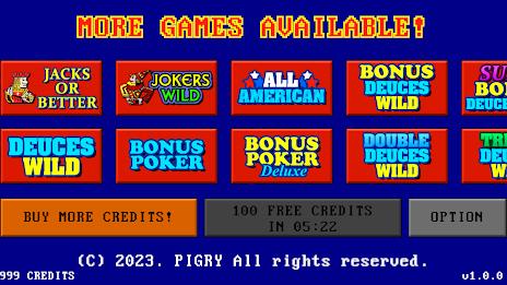 Video Poker Simulator ဖန်သားပြင်ဓာတ်ပုံ 2