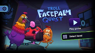 Troll Facepalm Quest 螢幕截圖 0