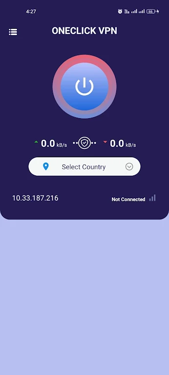 OneClick VPN - Turbo VPN App 스크린샷 0