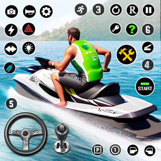 Jet Ski Boat Game: Water Games