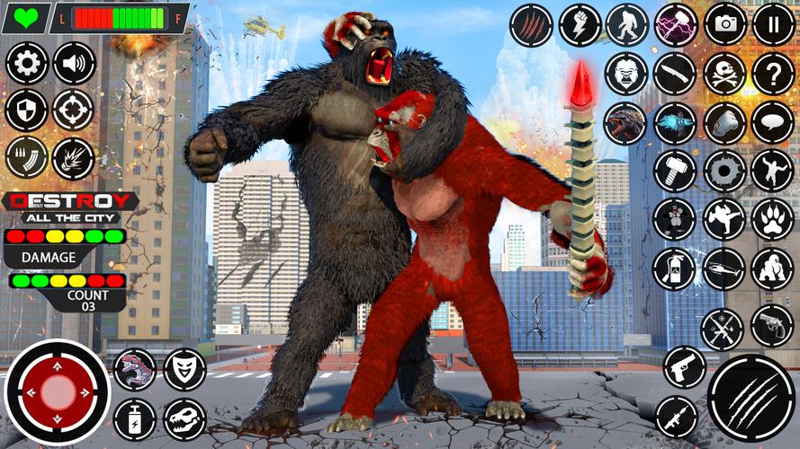 Giant Gorilla Bigfoot Monster स्क्रीनशॉट 0