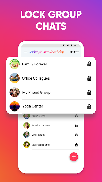 Locker for Insta Social App Mod 스크린샷 1