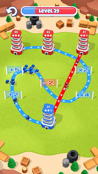 Tower War - Estrategia militar Captura de pantalla 0
