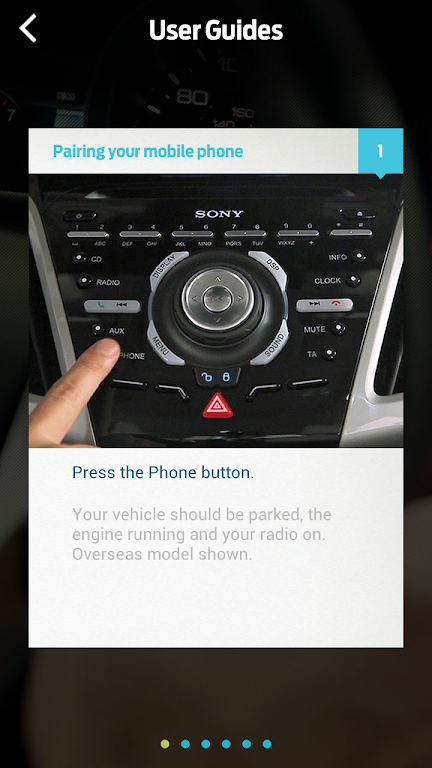 Ford SYNC™ ภาพหน้าจอ 1