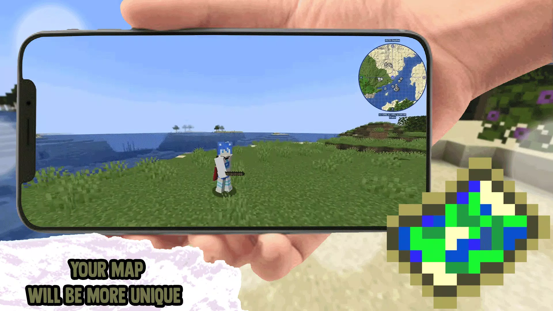 Schermata Minimap Mod Addons for MCPE 2