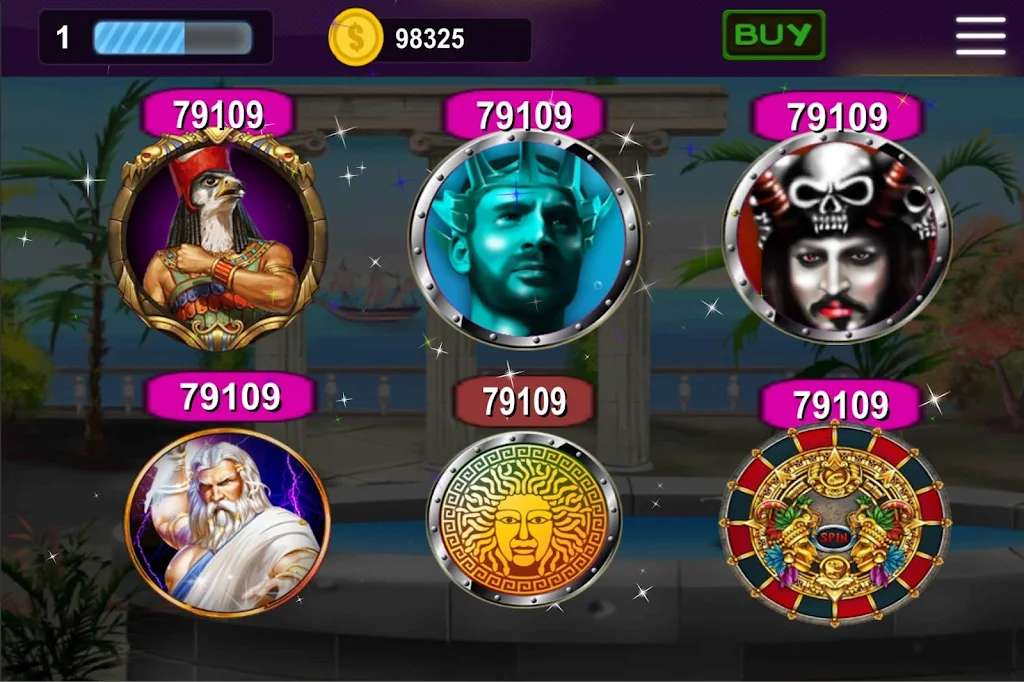 Olympus Slots - Zeus Golden Slot Machine स्क्रीनशॉट 1