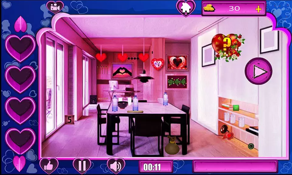 100 Doors Escape - Girl Room Captura de pantalla 3