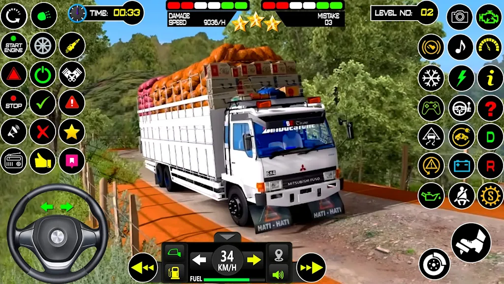 US Mud Truck Transport Game 3D Schermafbeelding 3