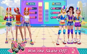 Roller Skating Girls ဖန်သားပြင်ဓာတ်ပုံ 0