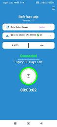 Rafi Fast UDP VPN Ảnh chụp màn hình 2