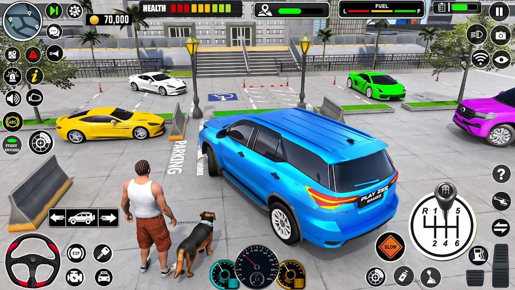 Parking Car Driving School Sim Mod স্ক্রিনশট 0