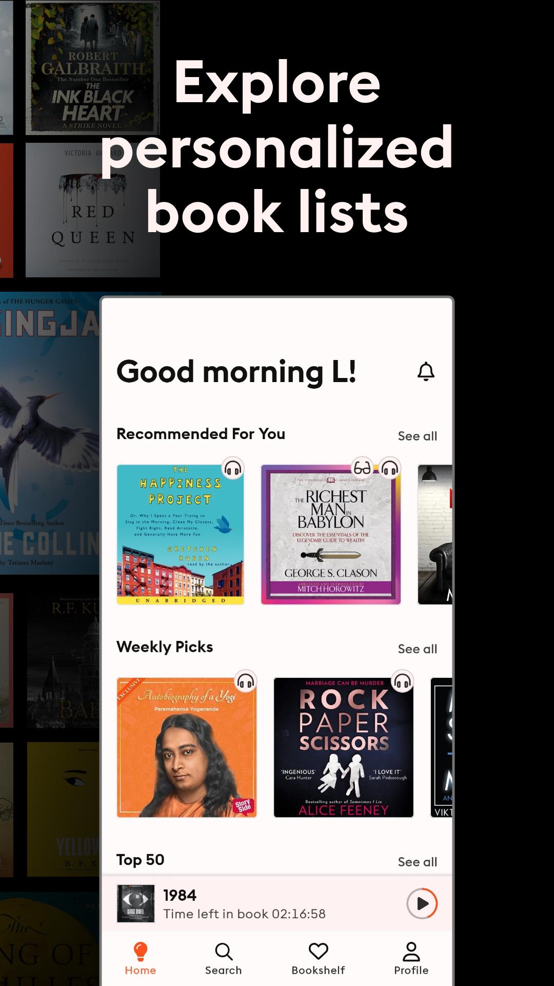 Storytel: Audiobooks & Ebooks ภาพหน้าจอ 2