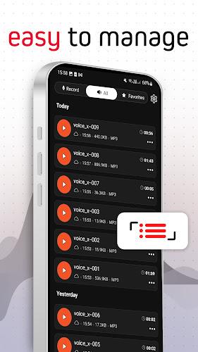 Voice Recorder Pro - VoiceX স্ক্রিনশট 2