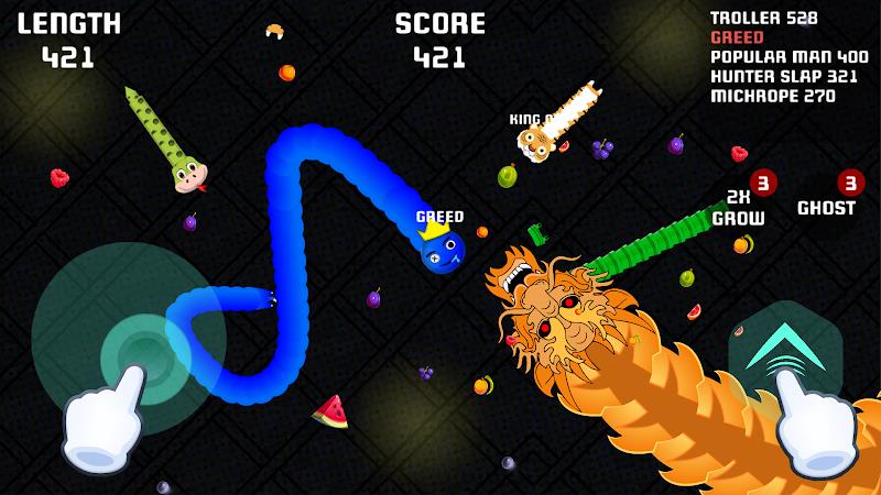 Worms io Gusanos Snake Game 螢幕截圖 0