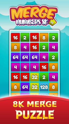 2048 Number Merge Games Puzzle Captura de tela 0