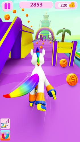Unicorn Kingdom: Running Games Captura de tela 0