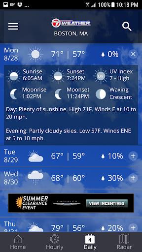 WHDH 7 Weather - Boston Скриншот 2