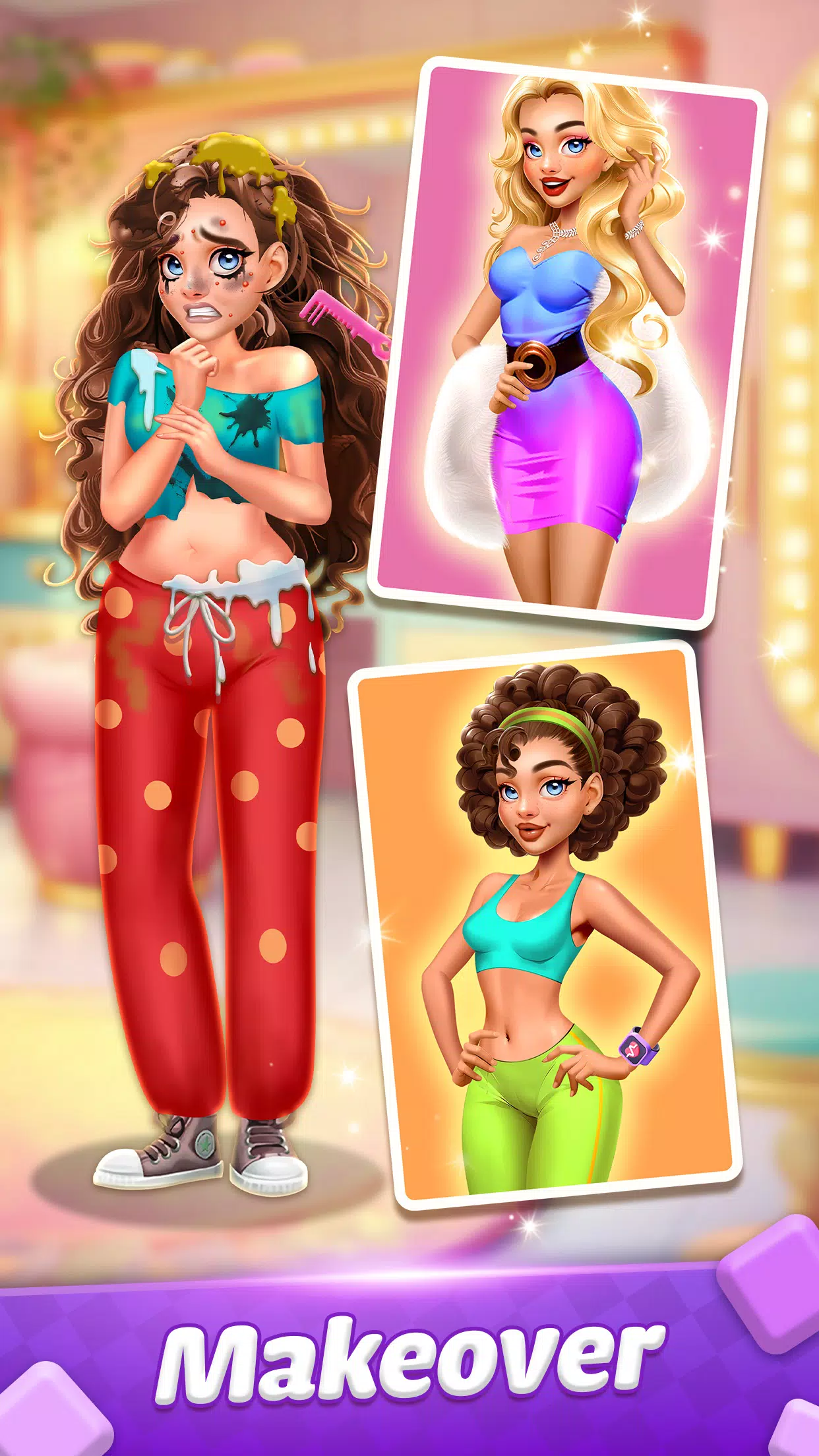 Makeover Triple Match 3D Screenshot 1