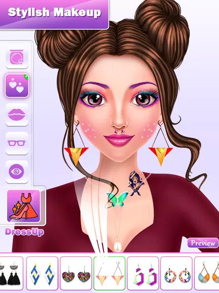 Fashion Makeup: Dress Up Girls Captura de pantalla 1