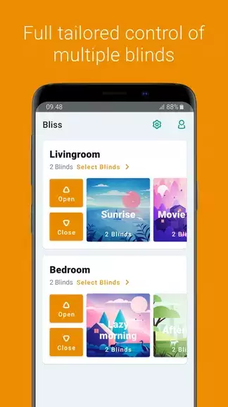 Bliss Smart Blinds Captura de tela 0