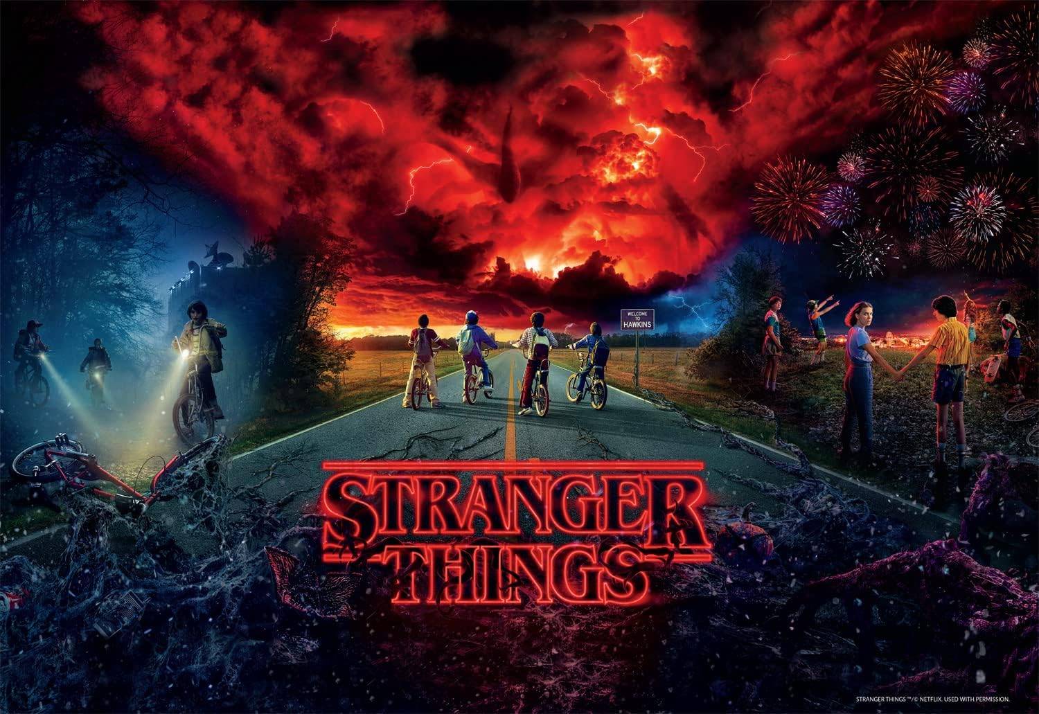 Buffalo Games Stranger Things Trilogy 2,000 Piece Jigsaw Puzzle