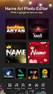 Name Art Photo Editor 3D Text ภาพหน้าจอ 2