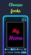 Name wallpaper maker in style 스크린샷 1