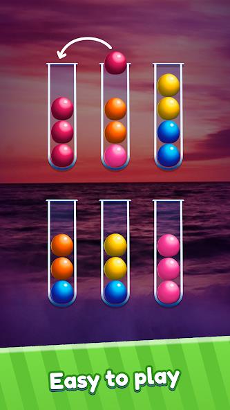 Ball Sort Puzzle Color Sort Mod 螢幕截圖 0