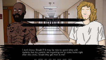 A Ride To Love - a death grips visual novel Tangkapan skrin 1