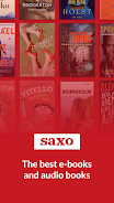 Saxo: Audiobooks & E-books Скриншот 0