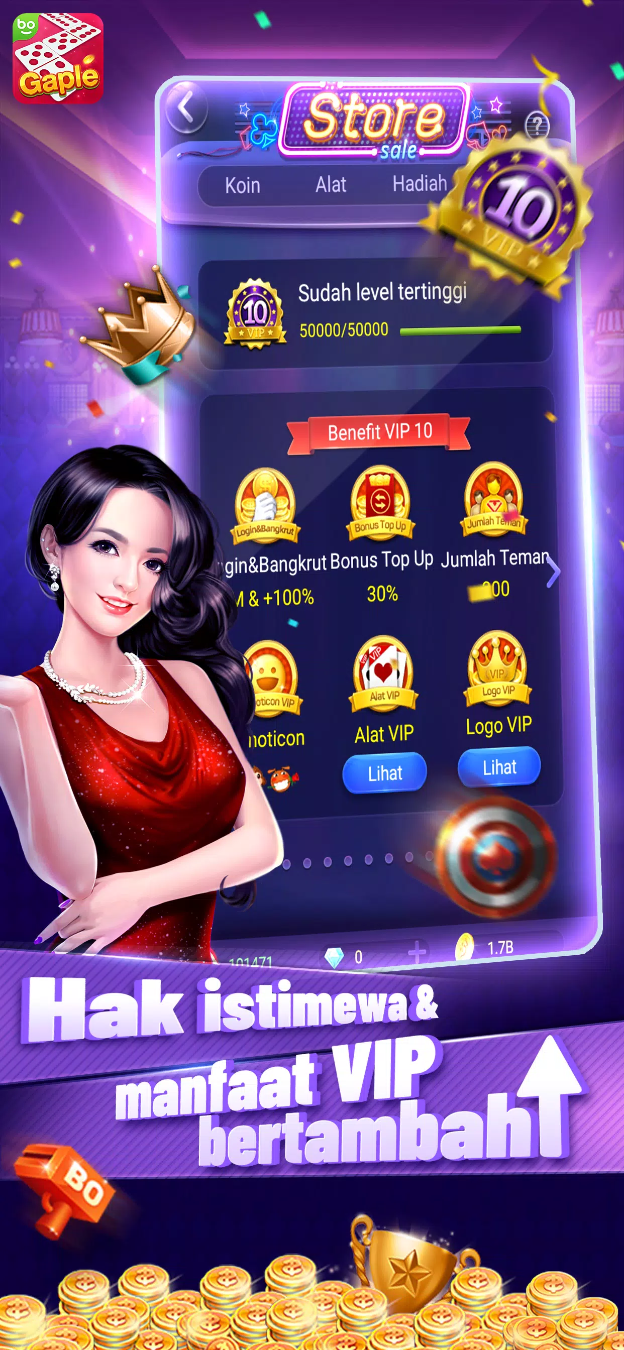 Domino Gaple Boya:Qiuqiu Capsa Ảnh chụp màn hình 1
