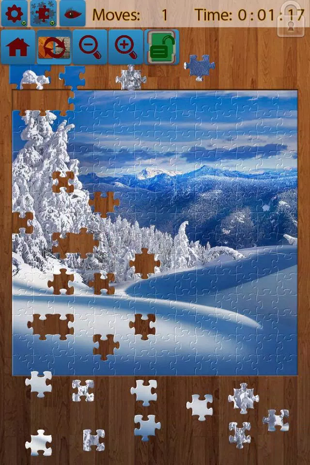 Snow Landscape Jigsaw Puzzles ဖန်သားပြင်ဓာတ်ပုံ 0