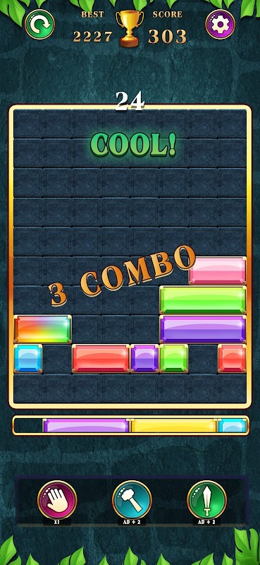 Block Puzzle Jewel Drop Blast Tangkapan skrin 2