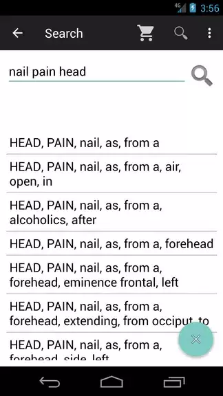 Homoeopathic Repertorium Tangkapan skrin 3