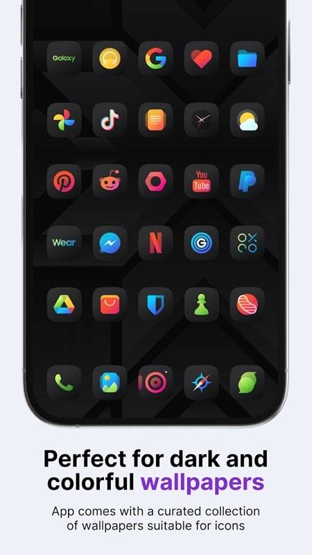 Athena Dark Icon Pack 螢幕截圖 1