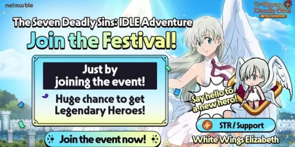 White Wings Elizabeth sluit zich aan bij Seven Deadly Sins: Idle Adventure