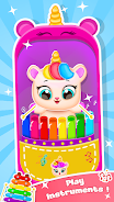 Unicorn Princess Toy Phone Captura de pantalla 0