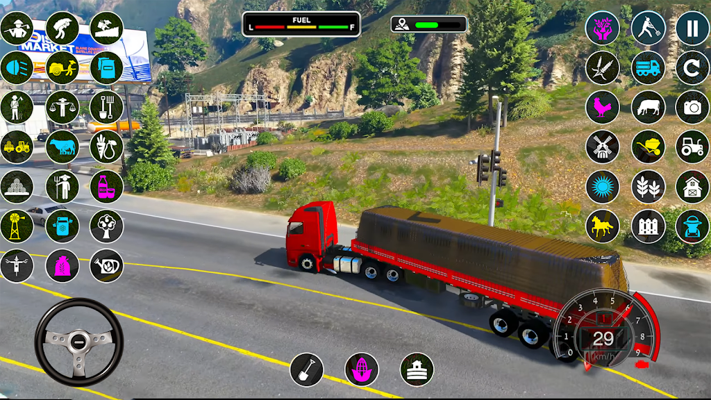 Real Cargo Truck Driving Games 螢幕截圖 3