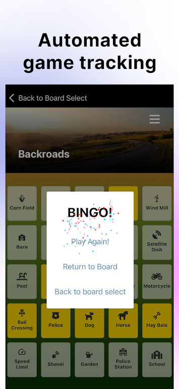 Travel Bingo - Road trip bingo Schermafbeelding 2